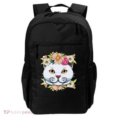 Cat Lover Spring Floral Gift Backpack
