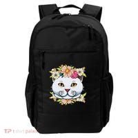 Cat Lover Spring Floral Gift Backpack thumb 0