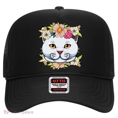 Cat Lover Spring Floral Gift Hat
