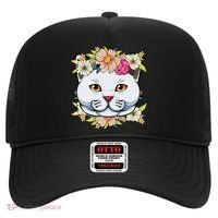 Cat Lover Spring Floral Gift Hat thumb 0