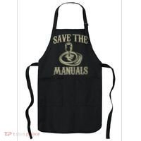 Car Lover Save The Manuals Stick Shift Apron thumb 0