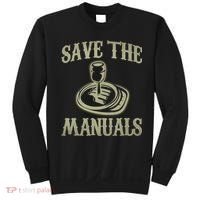 Car Lover Save The Manuals Stick Shift Sweatshirt thumb 0