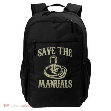 Car Lover Save The Manuals Stick Shift Backpack