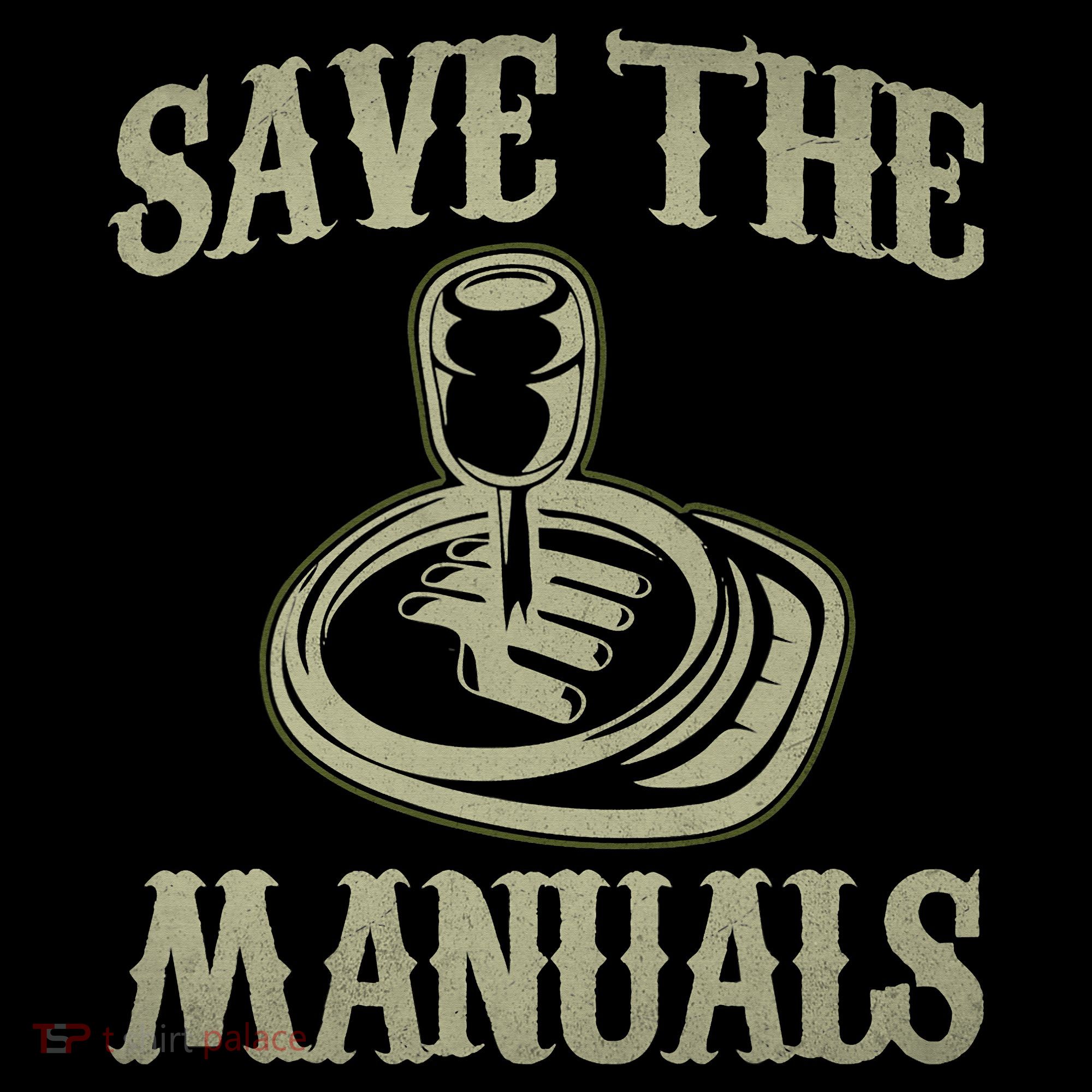 Car Lover Save The Manuals Stick Shift Tank Top