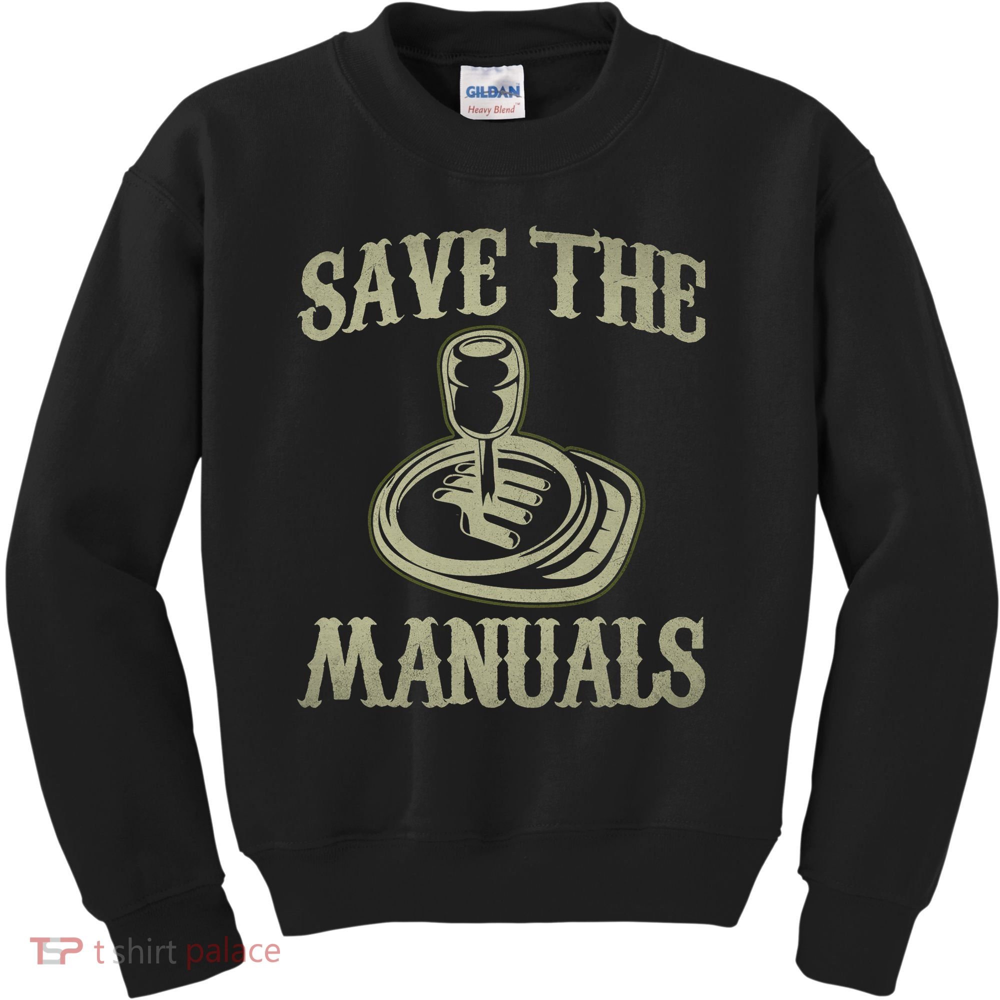 Car Lover Save The Manuals Stick Shift Kids Sweatshirt