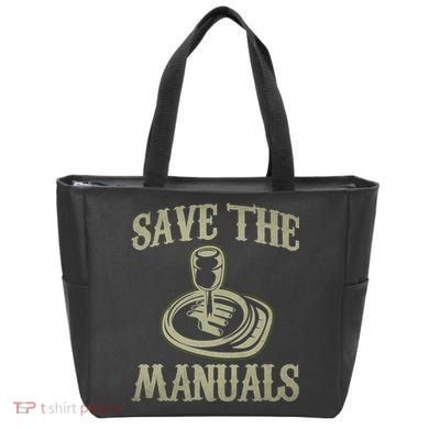 Car Lover Save The Manuals Stick Shift Tote Bag