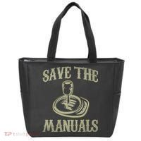 Car Lover Save The Manuals Stick Shift Tote Bag thumb 0