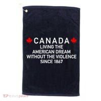 Canada Living The American Dream The Violence Since 1867 Golf Towel thumb 0