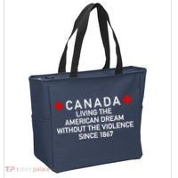 Canada Living The American Dream The Violence Since 1867 Tote Bag thumb 2