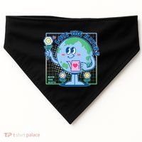 Cute Love The Nature Save The Earth Celebrate Earth Day USA-Made Doggie Bandana thumb 0