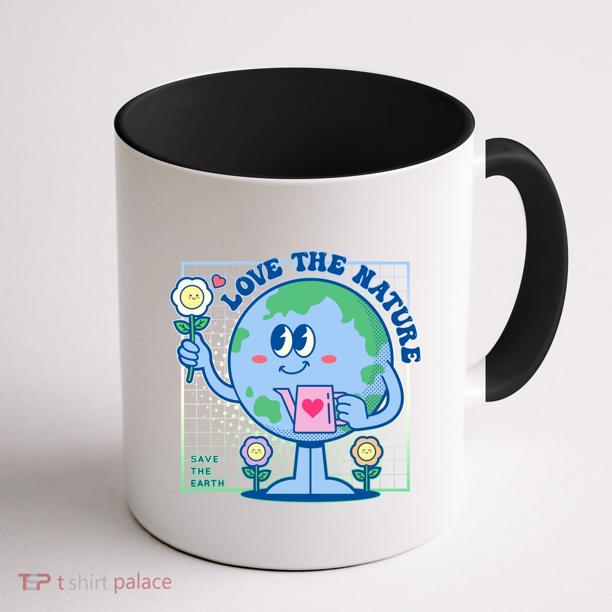 Cute Love The Nature Save The Earth Celebrate Earth Day Coffee Mug
