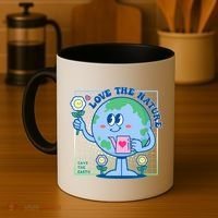 Cute Love The Nature Save The Earth Celebrate Earth Day Coffee Mug thumb 4