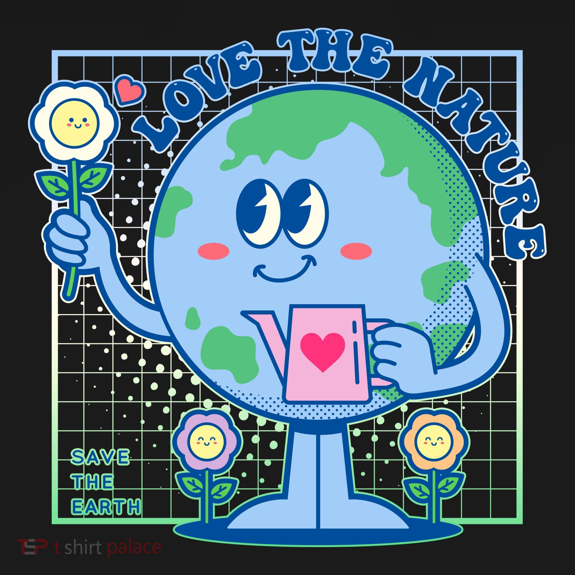 Cute Love The Nature Save The Earth Celebrate Earth Day Women's Hoodie
