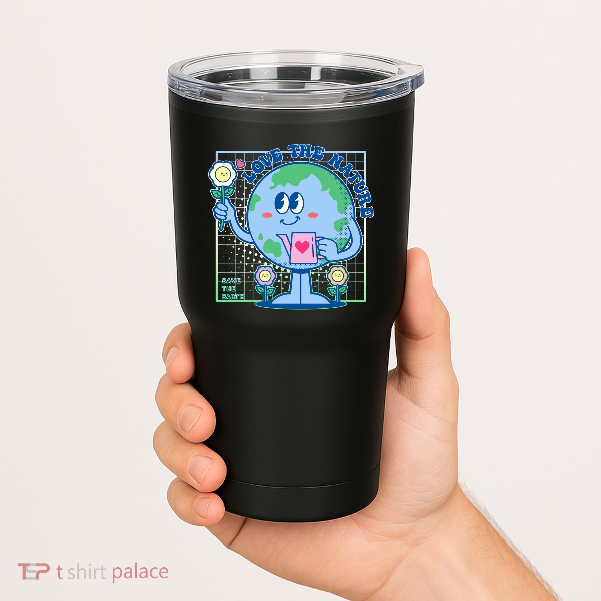 Cute Love The Nature Save The Earth Celebrate Earth Day Tumbler