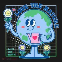 Cute Love The Nature Save The Earth Celebrate Earth Day Women's Tank Top thumb 5