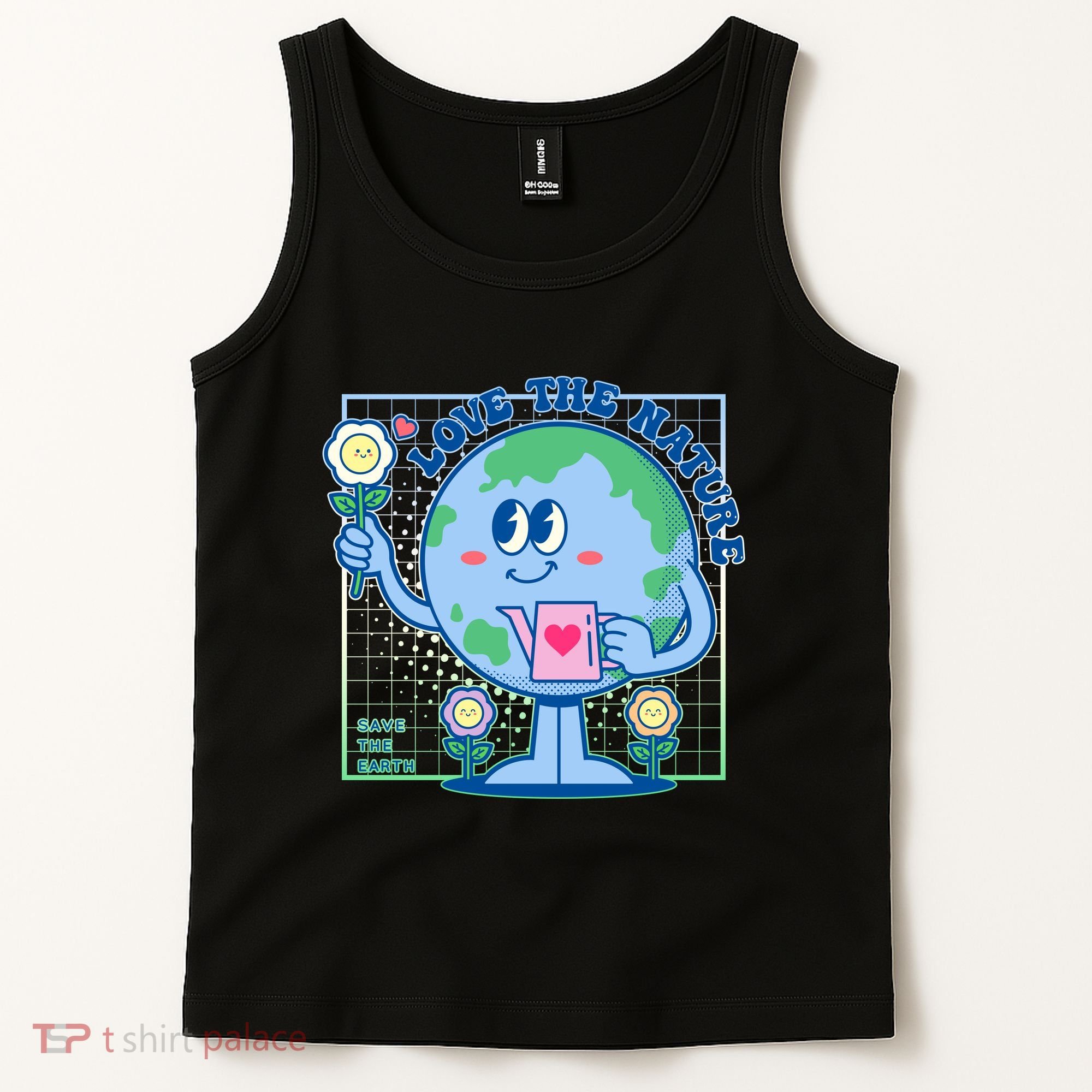 Cute Love The Nature Save The Earth Celebrate Earth Day Tank Top