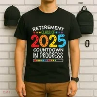 Countdown Loading Teacher T-Shirt thumb 6