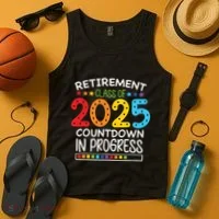 Countdown Loading Teacher Tank Top thumb 4