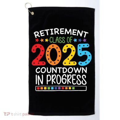 Countdown Loading Teacher Golf Towel