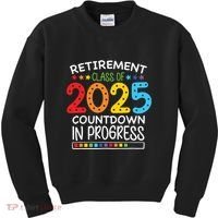 Countdown Loading Teacher Kids Sweatshirt thumb 0