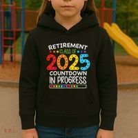 Countdown Loading Teacher Kids Hoodie thumb 3