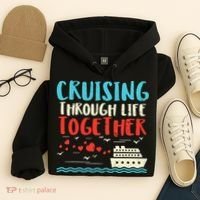 Cruising Life Together Anniversary Cruise Trip Hoodie thumb 4
