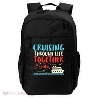 Cruising Life Together Anniversary Cruise Trip Backpack thumb 0