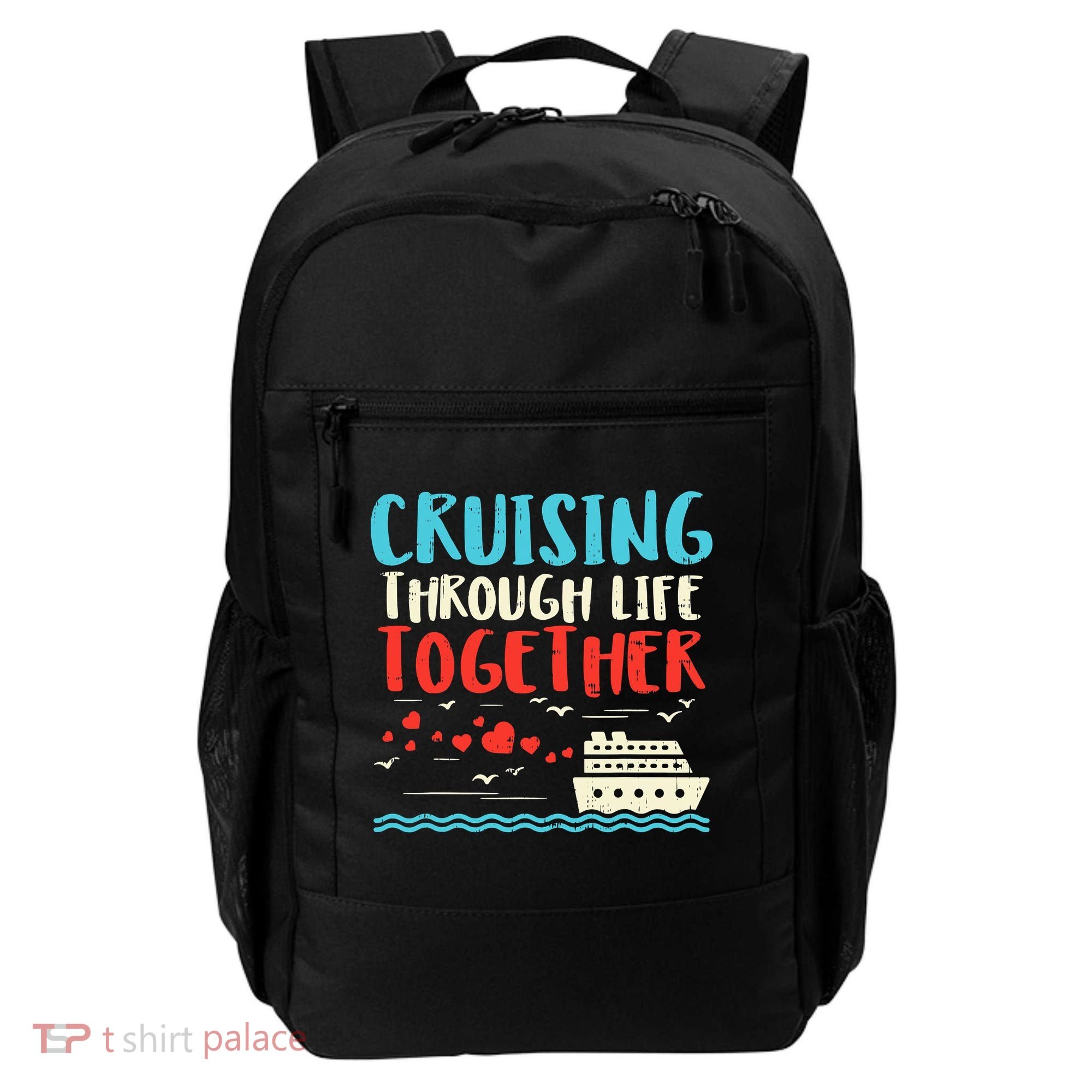 Cruising Life Together Anniversary Cruise Trip Backpack
