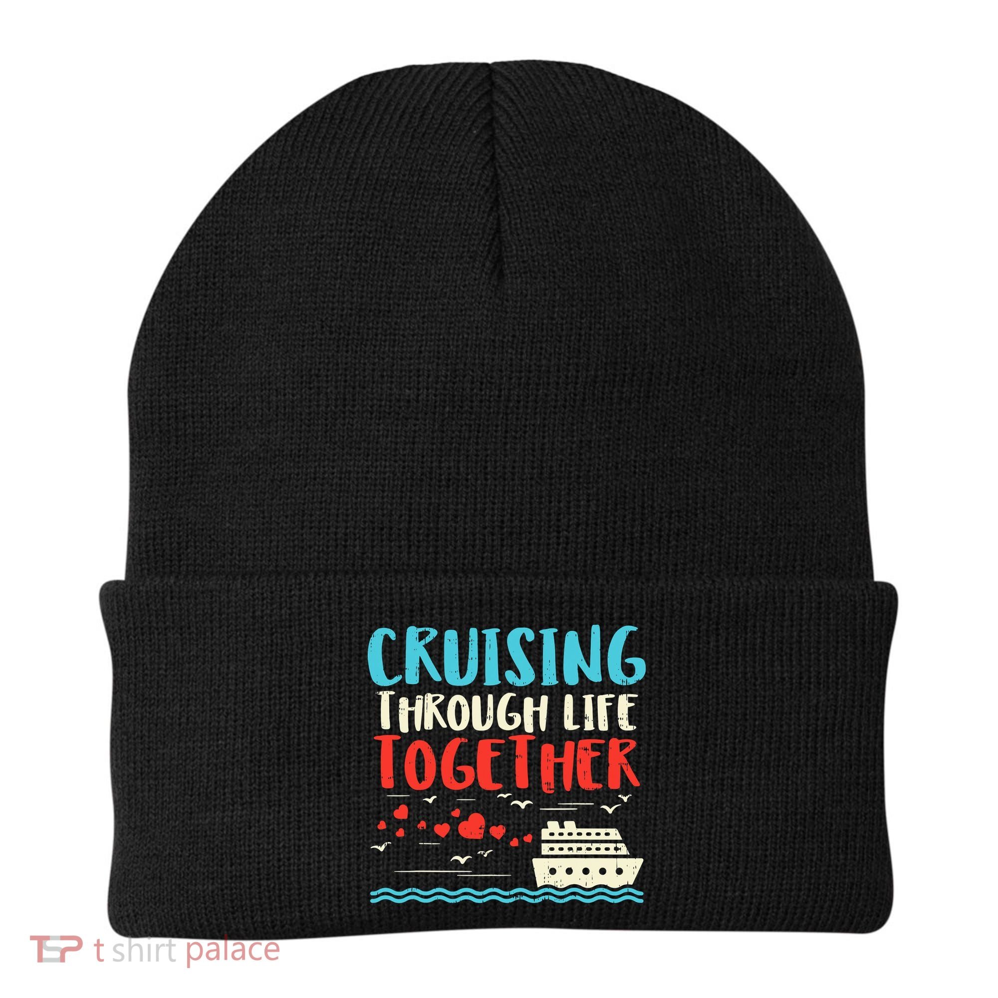 Cruising Life Together Anniversary Cruise Trip Beanie