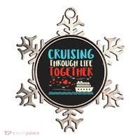 Cruising Life Together Anniversary Cruise Trip Ornament thumb 0
