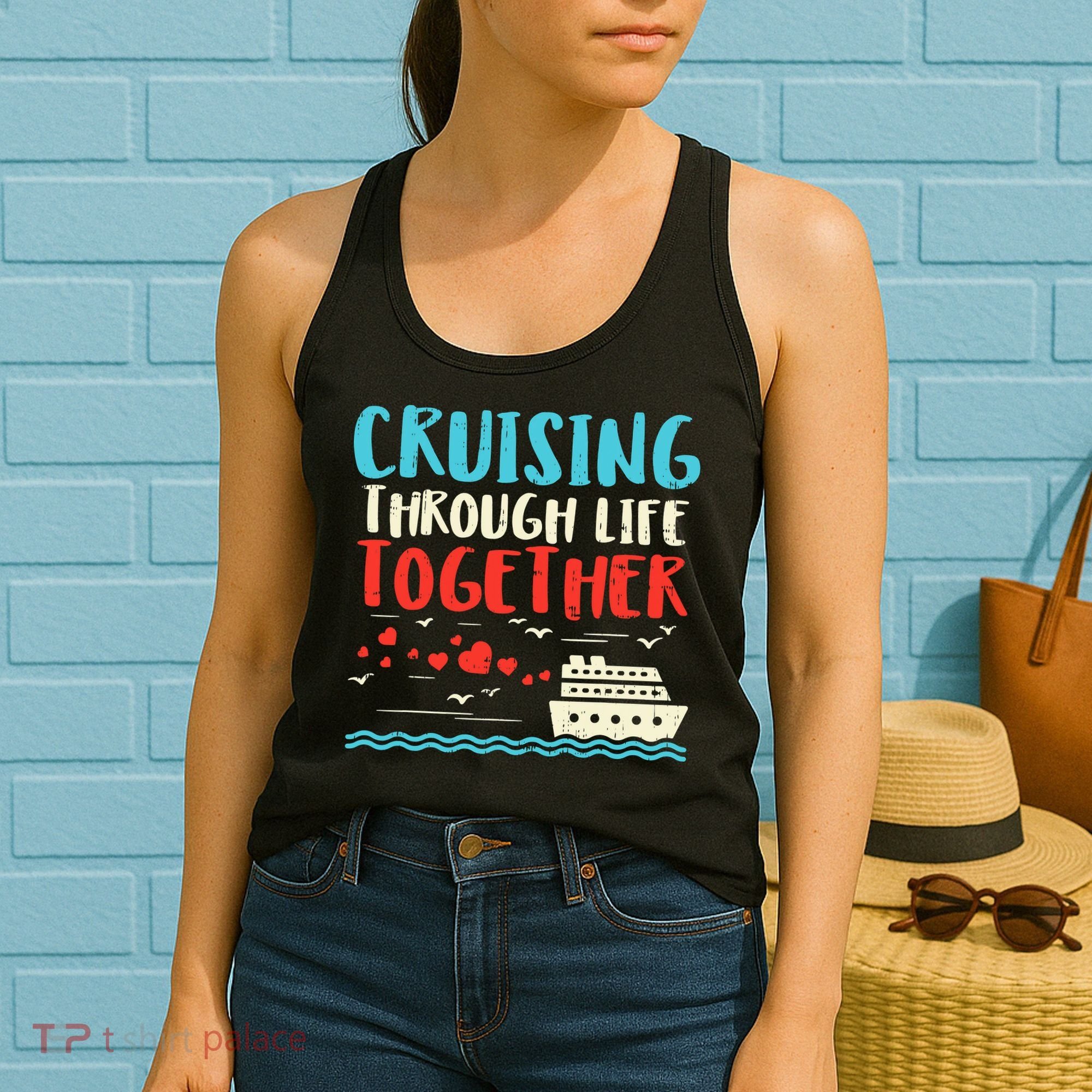 Cruising Life Together Anniversary Cruise Trip Women's Tank Top