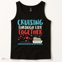 Cruising Life Together Anniversary Cruise Trip Tank Top thumb 2