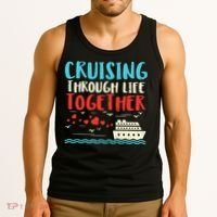 Cruising Life Together Anniversary Cruise Trip Tank Top thumb 3