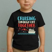 Cruising Life Together Anniversary Cruise Trip Toddler T-Shirt thumb 2