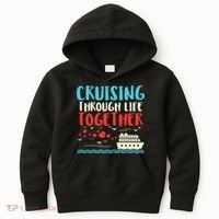 Cruising Life Together Anniversary Cruise Trip Kids Hoodie thumb 0
