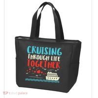 Cruising Life Together Anniversary Cruise Trip Tote Bag thumb 3