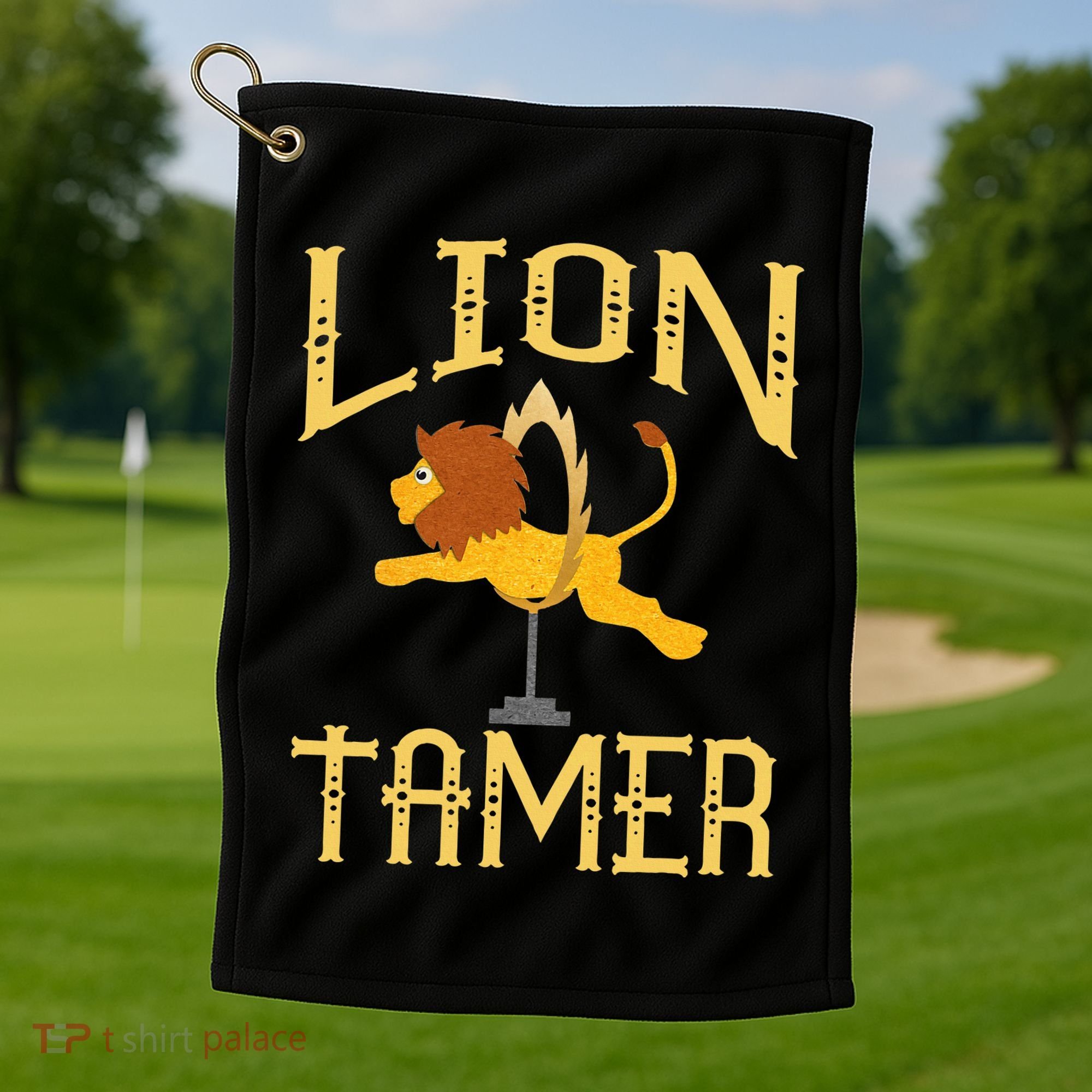 Circus Lion Tamer Lion Tamer Costume Golf Towel