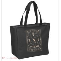 Cat Lady Tarot Card Mystical Witchy Moon Phase Pet Cat Tote Bag thumb 2