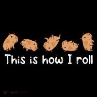 Capybara Lover This Is How I Roll Capybara Gift Bucket Hat thumb 4