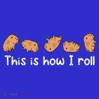 Capybara Lover This Is How I Roll Capybara Gift Long Sleeve Shirt thumb 2