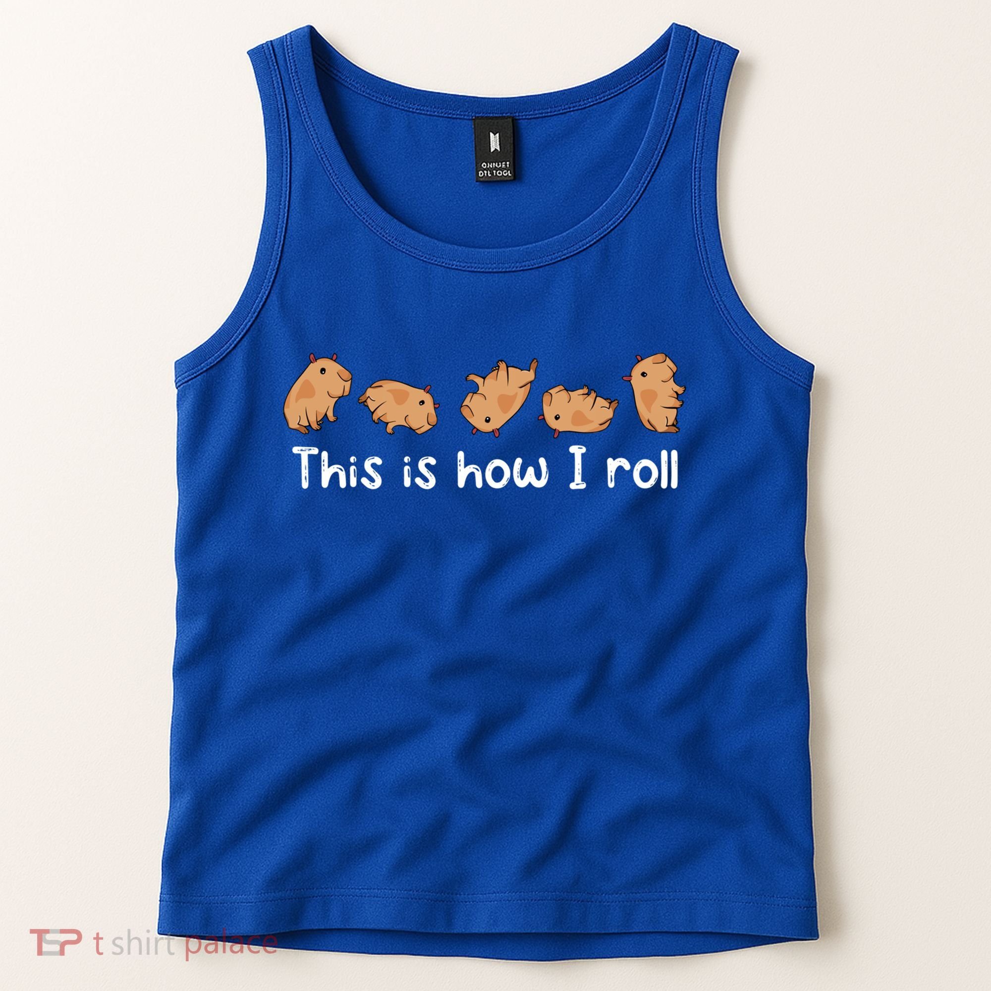 Capybara Lover This Is How I Roll Capybara Gift Tank Top