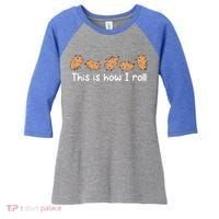 Capybara Lover This Is How I Roll Capybara Gift Women's Tri-Blend 3/4-Sleeve Raglan Shirt thumb 0