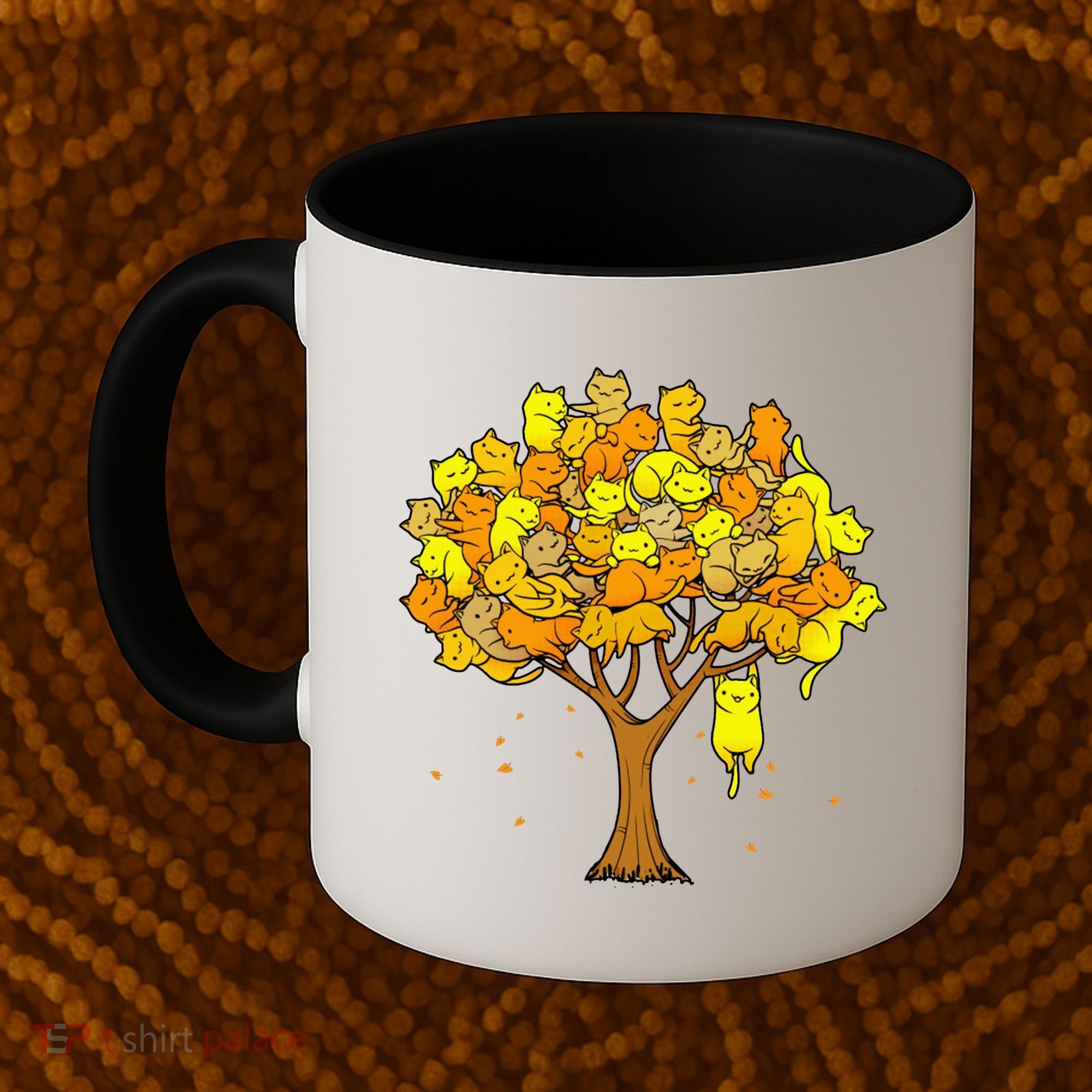 Cat Lover Tree Cute Coffee Mug
