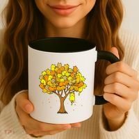 Cat Lover Tree Cute Coffee Mug thumb 3