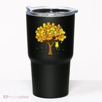 Cat Lover Tree Cute Tumbler thumb 0