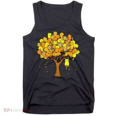 Cat Lover Tree Cute Tank Top