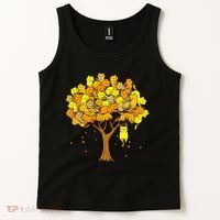 Cat Lover Tree Cute Tank Top thumb 2