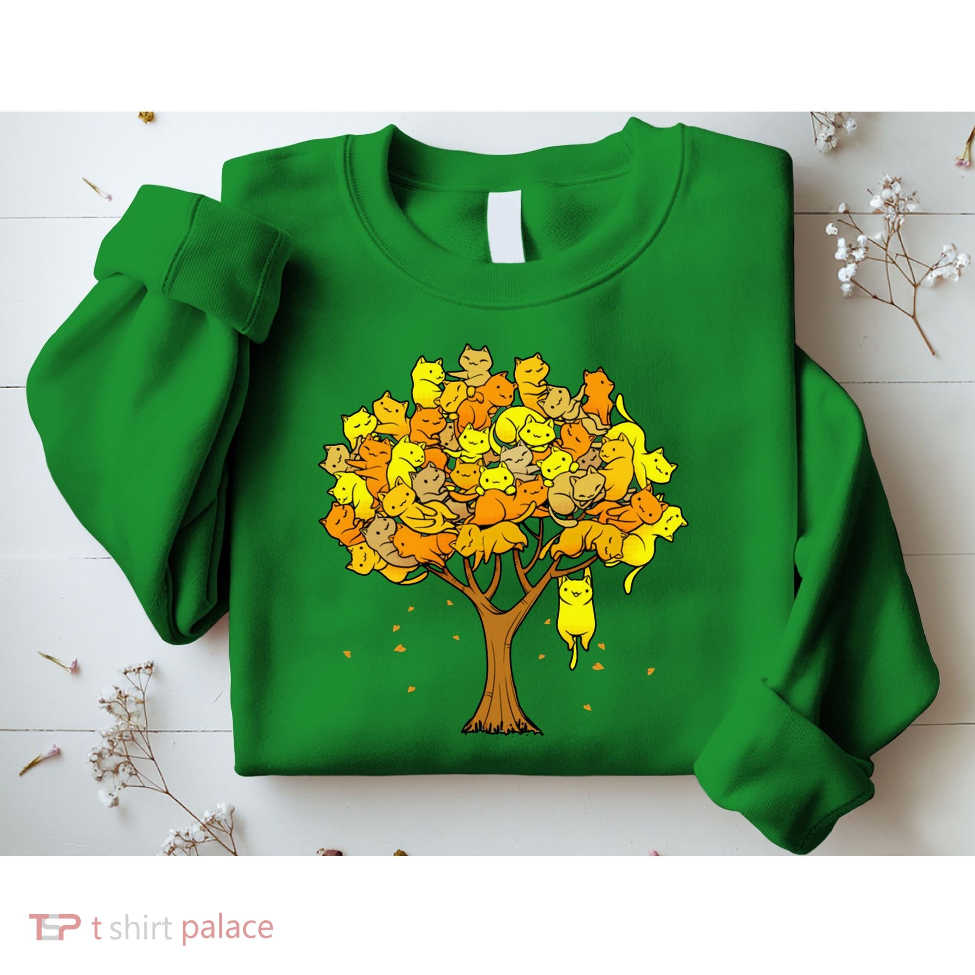 Cat Lover Tree Cute Sweatshirt