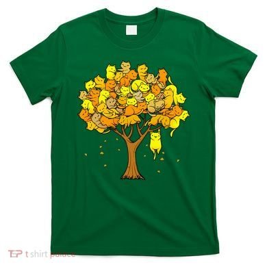Cat Lover Tree Cute T-Shirt