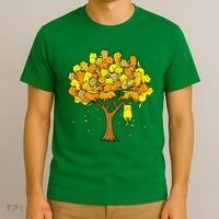 Cat Lover Tree Cute T-Shirt thumb 3